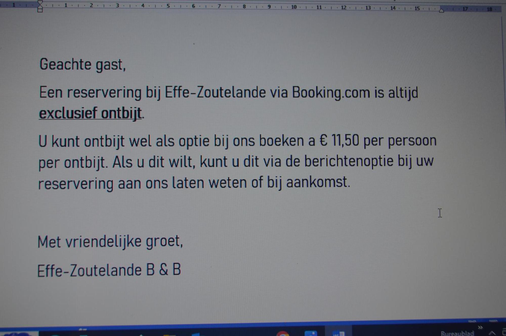 Effe-Zoutelande B&B Εξωτερικό φωτογραφία